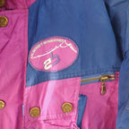 Vintage Purple Jacket with Foldable hood