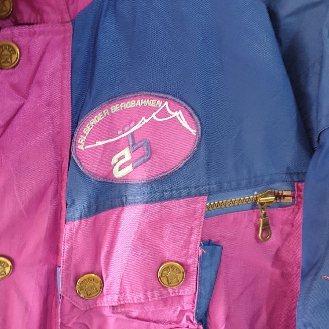 Vintage Purple Jacket with Foldable hood