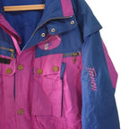 Vintage Purple Jacket with Foldable hood