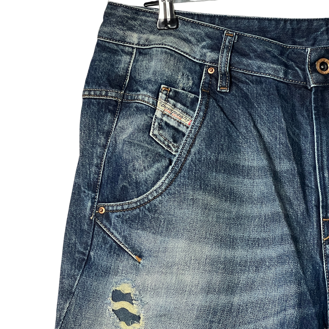 Diesel Relaxed-Boyfriend Low Waist Denim Jeans