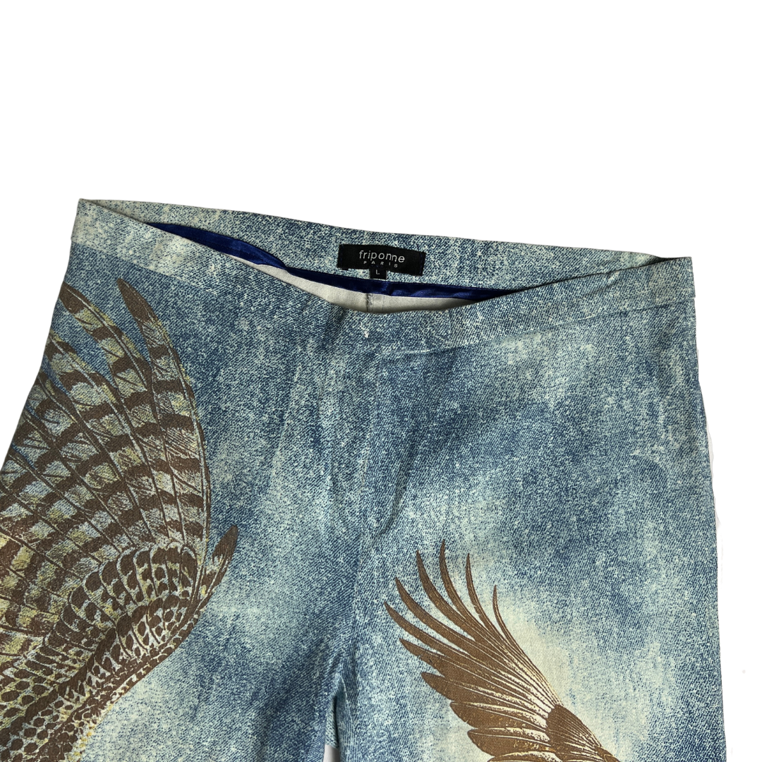 Friponne Print Pants