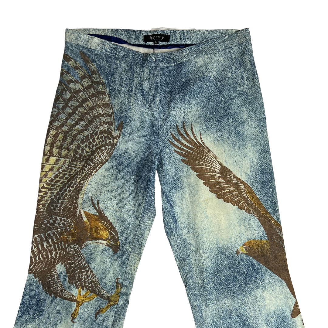 Friponne Print Pants