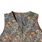 Vintage floral tapestry vest