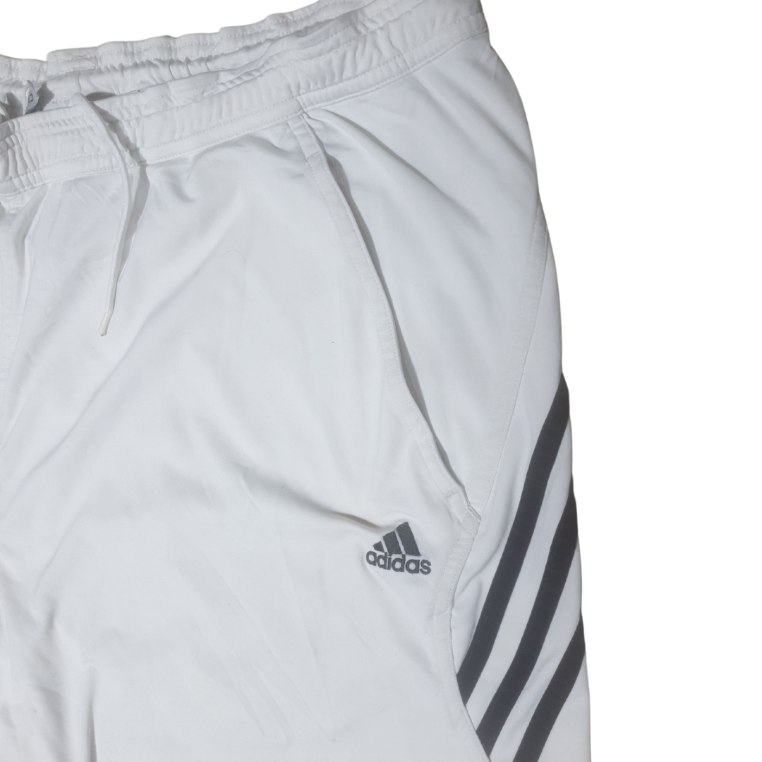 Adidas White Track Shorts