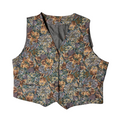 Vintage floral tapestry vest