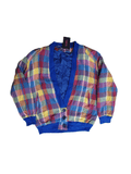 Vintage Check Jacket with shoulder pads