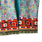2 in 1 Reversible Embroidered Open Front Vest