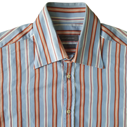 Rene Lezard Striped Shirt Medium