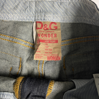 D&G Y2K 'Wonder' Very Tight Low-rise Women's Jeans