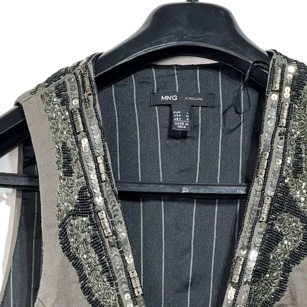 Mango Sequinned Vest