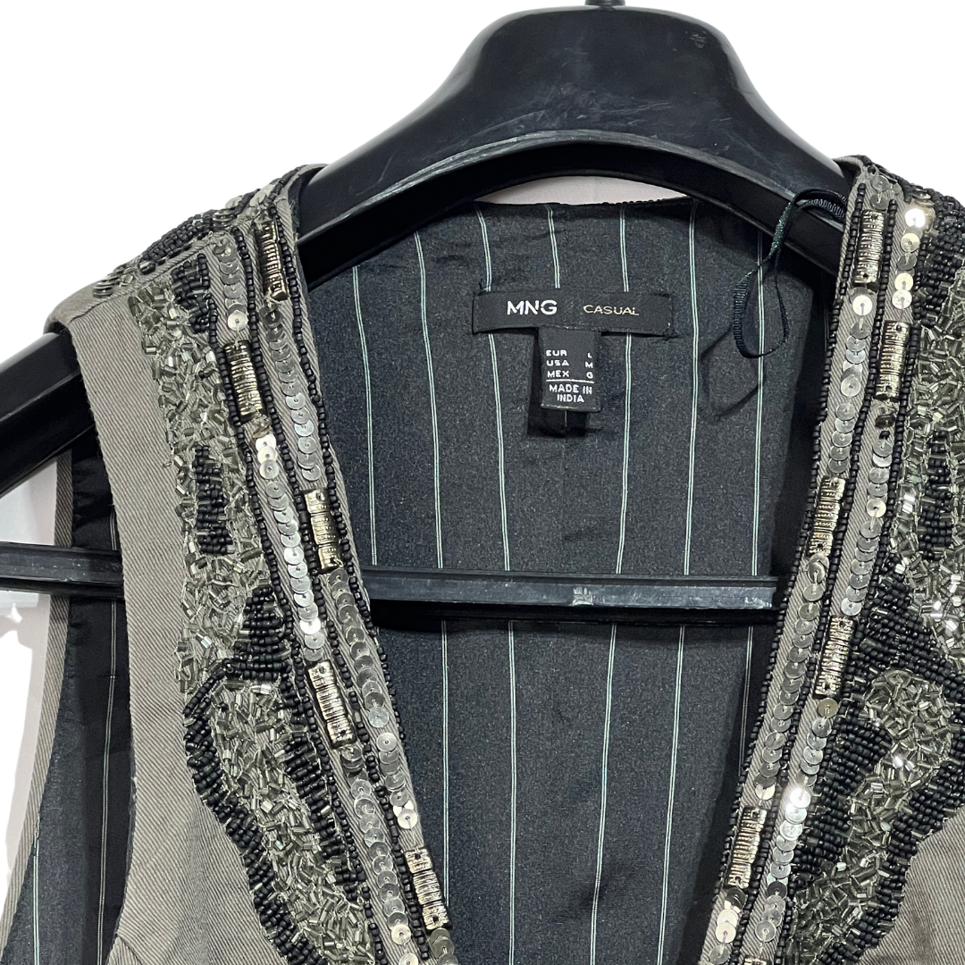 Mango Sequinned Vest