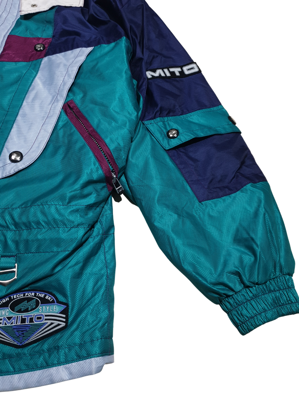 Vintage Ski Jacket with removable hood