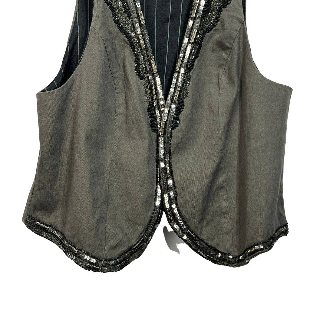 Mango Sequinned Vest
