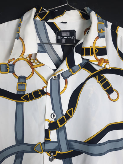 Vintage Chain Print Men's Shirt