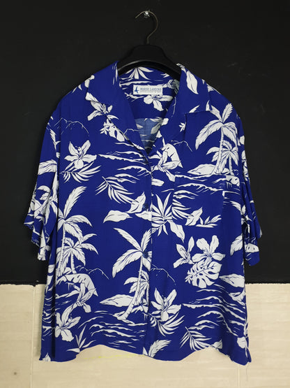 Marsh Landing Blue Floral Blouse