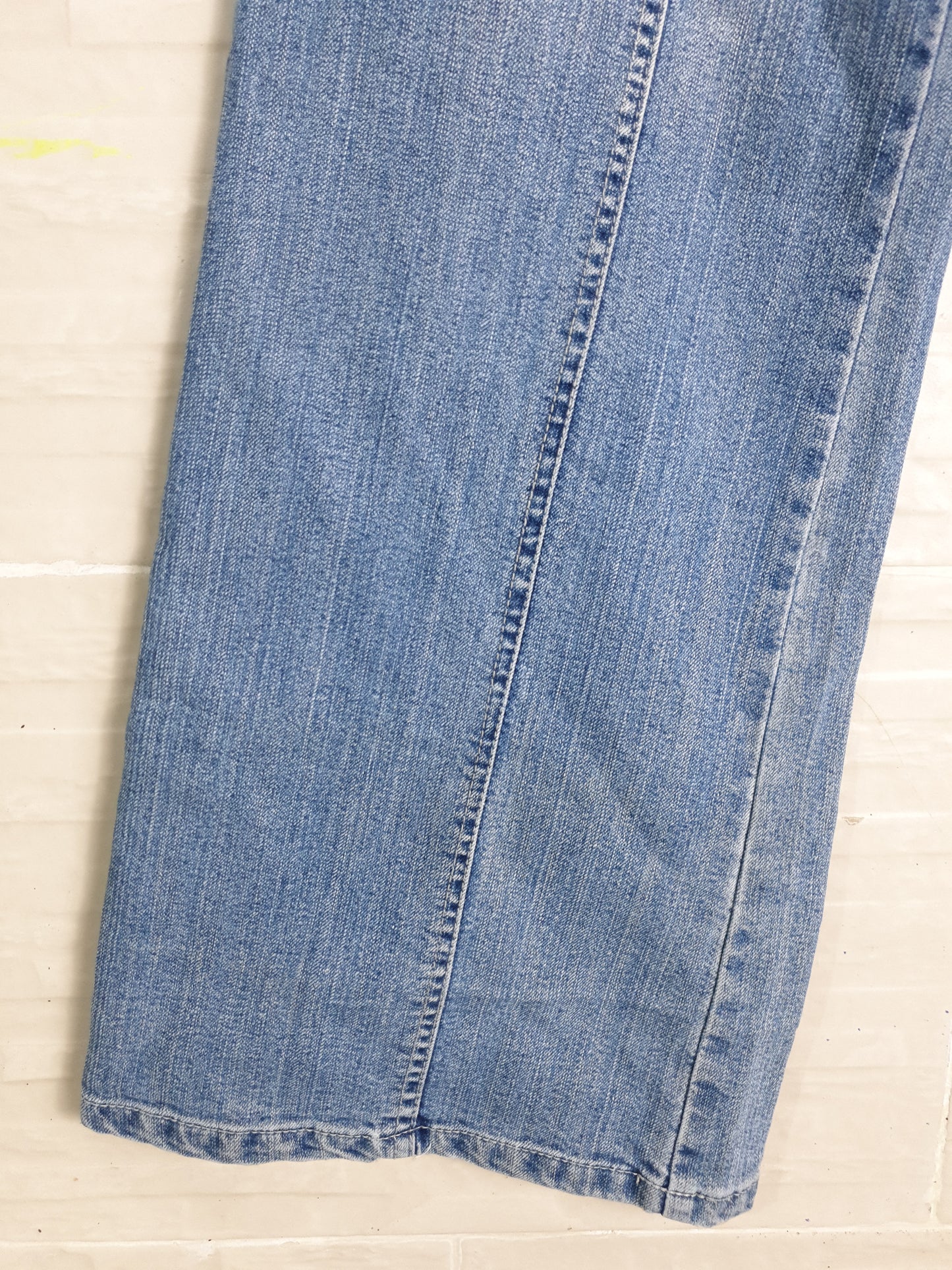 Denim Pants with Zipper Detailing