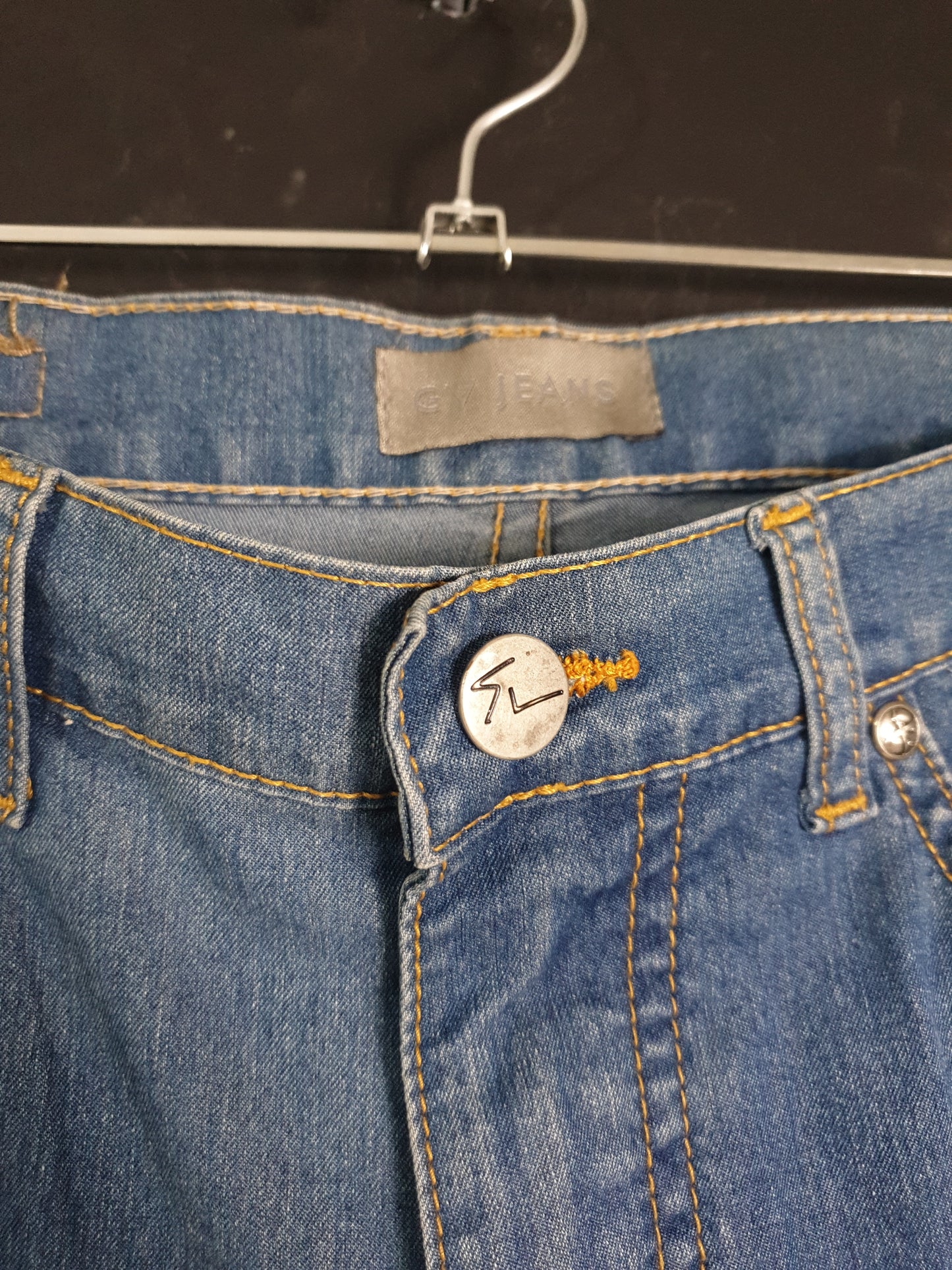 Vintage GV Jeans Two-tone Women's Denim Pants