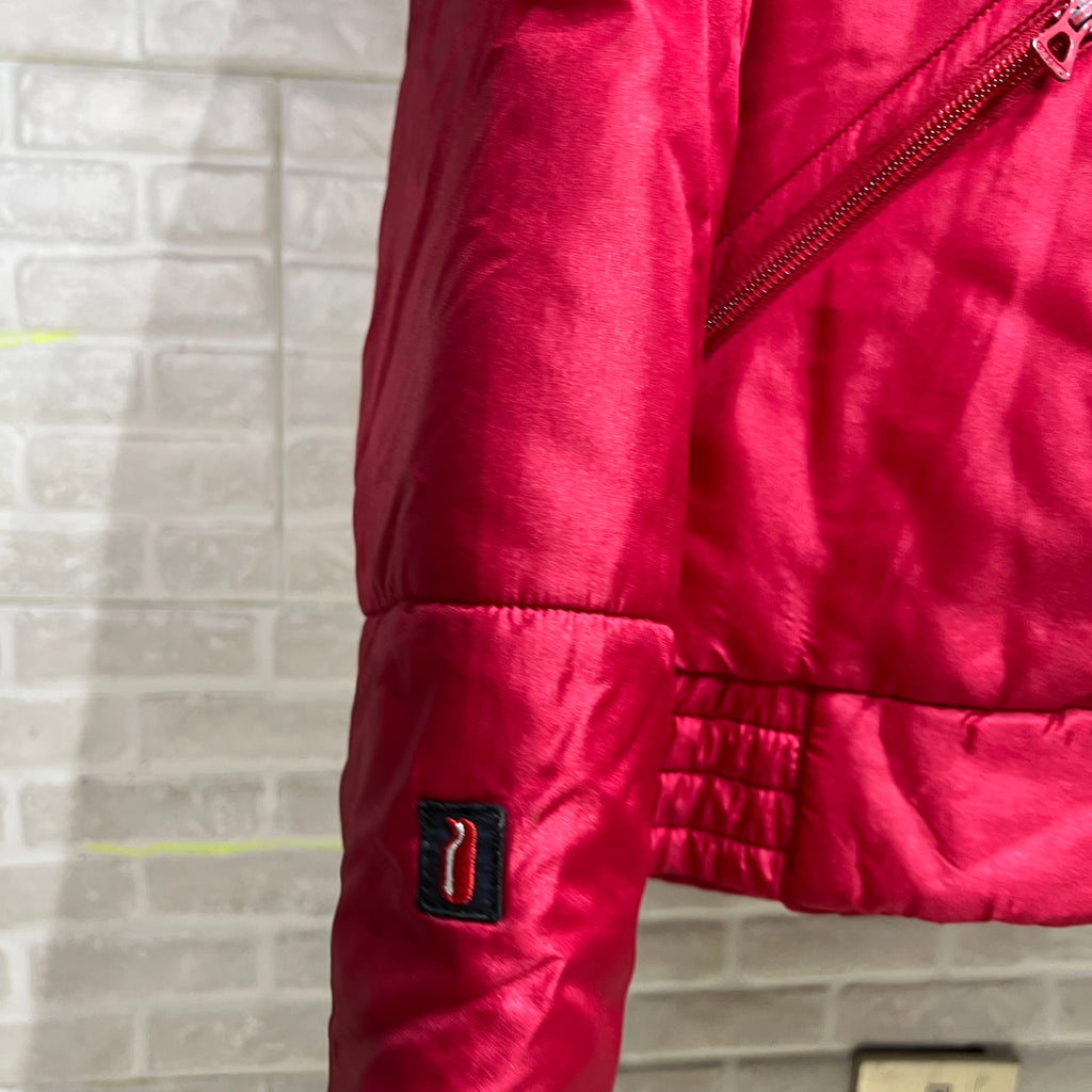 Vintage Ellesse Puffer Jacket with Foldable Hood