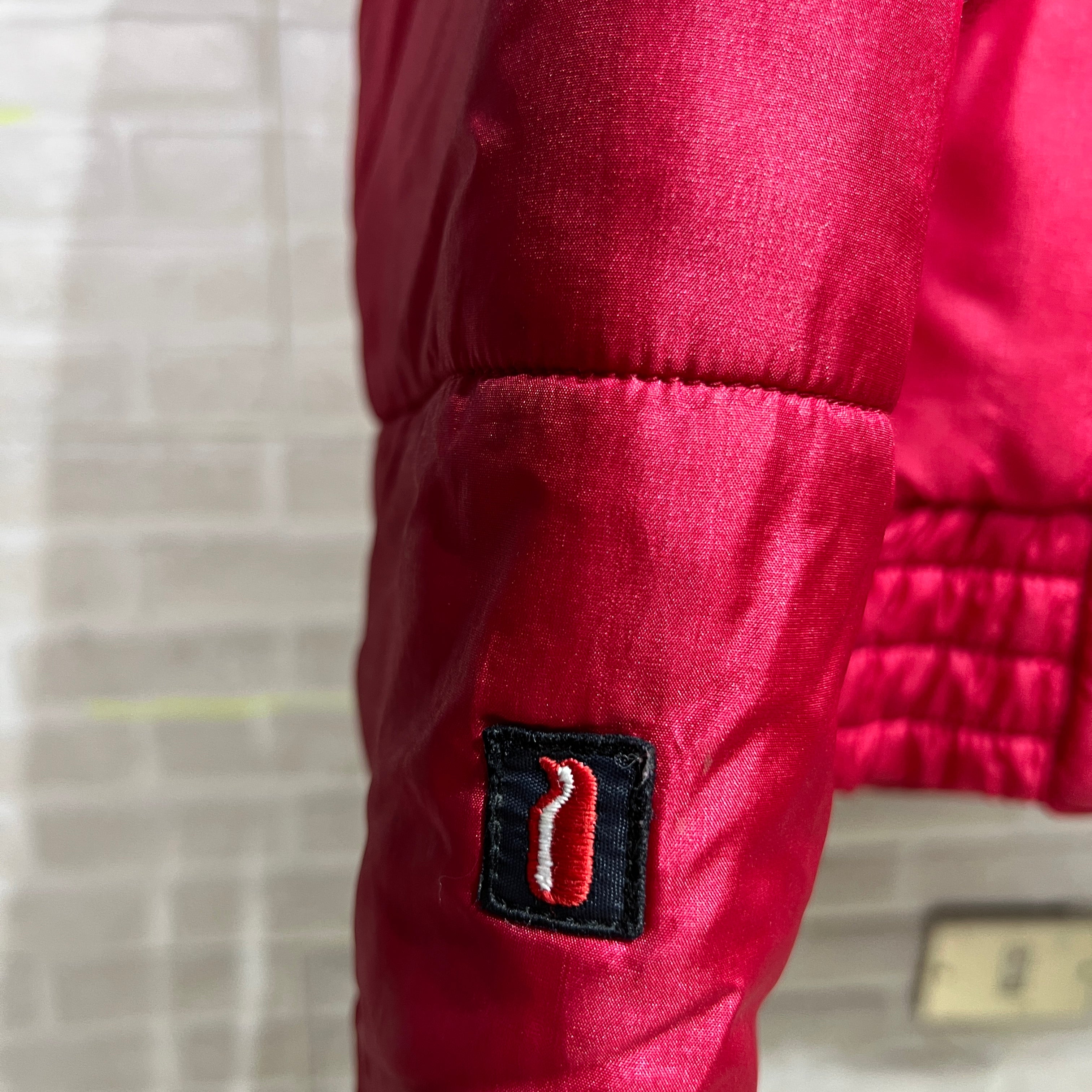 Vintage Ellesse Puffer Jacket with Foldable Hood