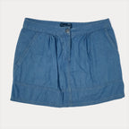 Denim Skirt With Pockets Large
