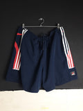 Adidas Navy Men's Track Shorts - Funkify