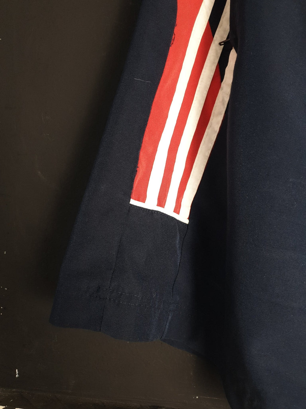 Adidas Navy Men's Track Shorts - Funkify