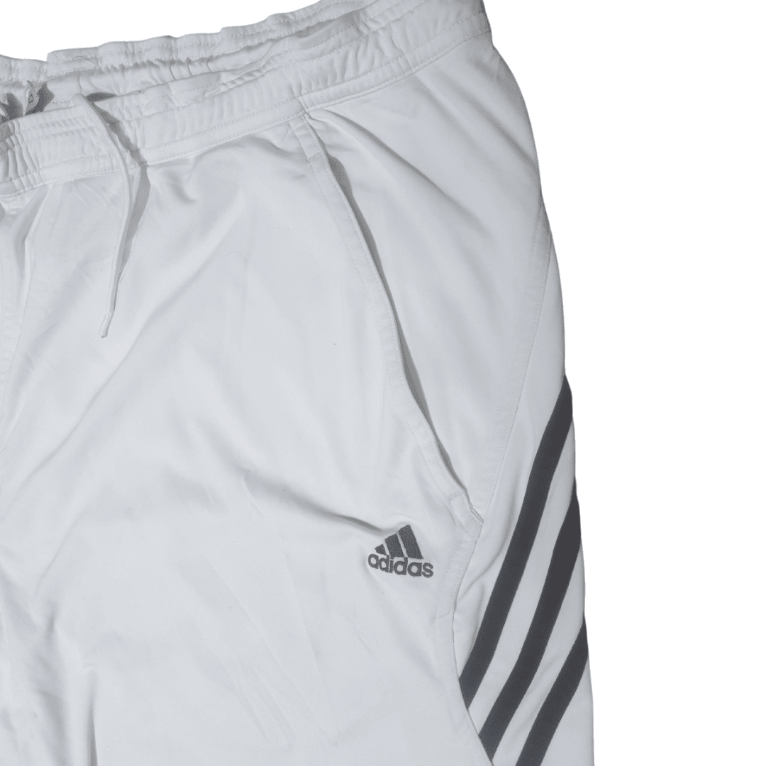 Adidas White Track Shorts - Funkify