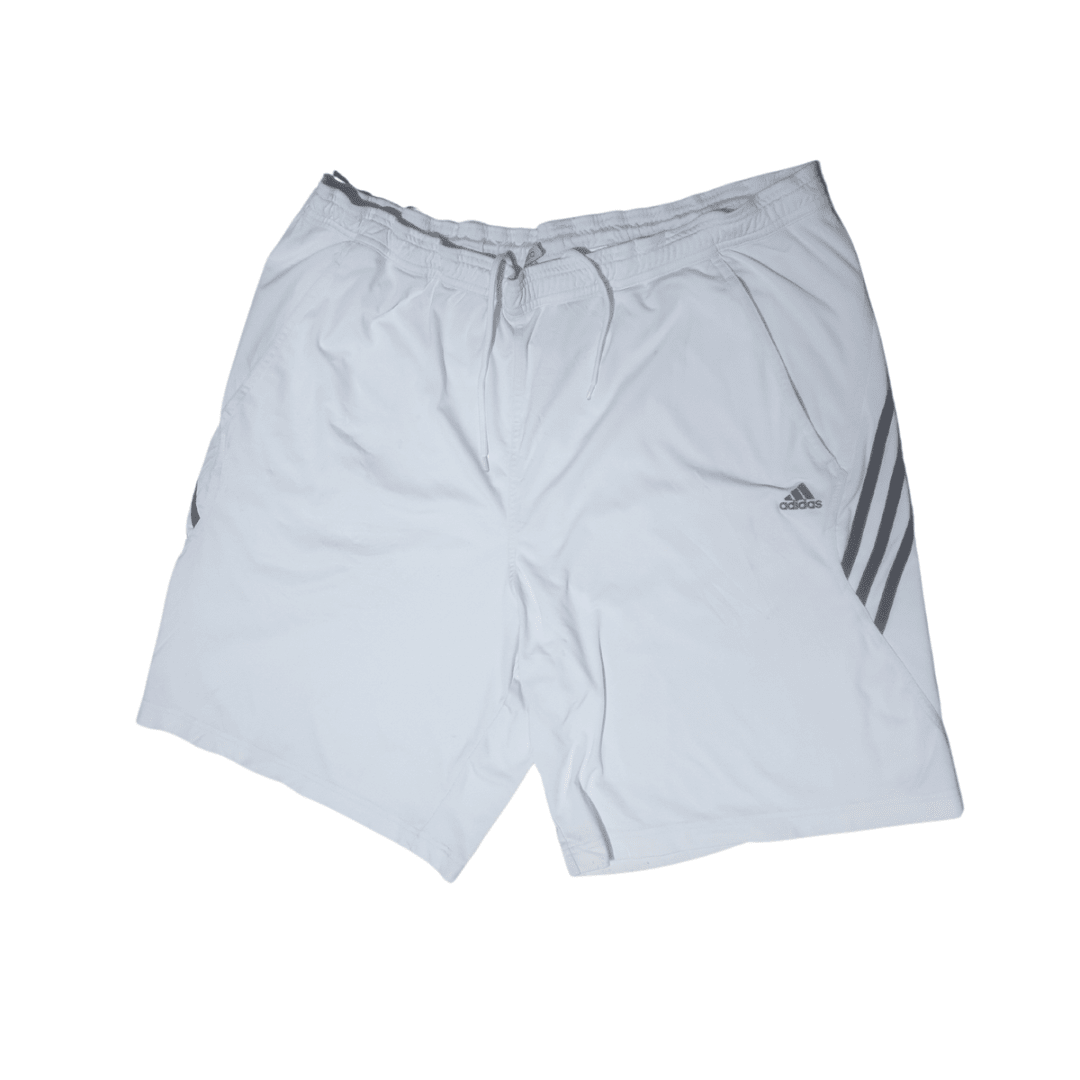 Adidas White Track Shorts - Funkify