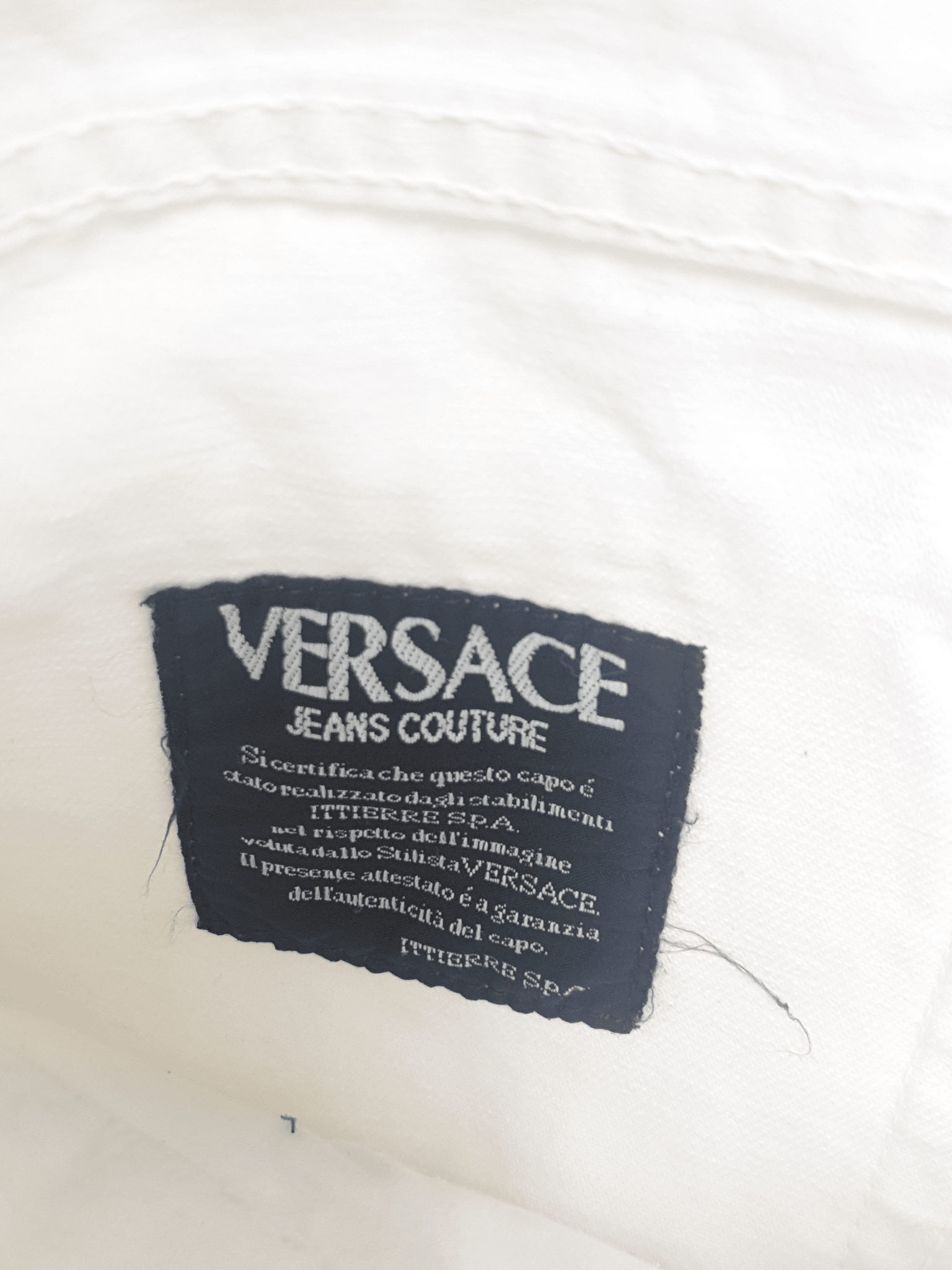 Authentic Vintage VRSCE White Pants - Funkify