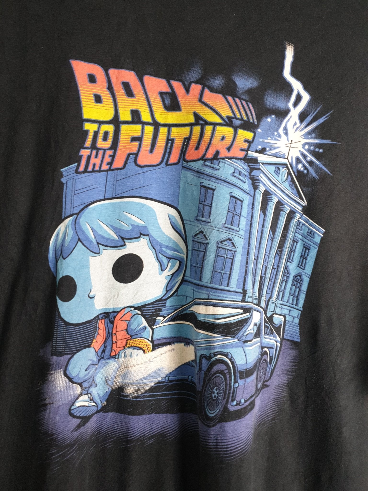 Back to the Future Navy Graphic Tee - Funkify