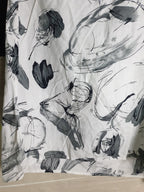 Casino White Shirt with Black Floral Details - Funkify