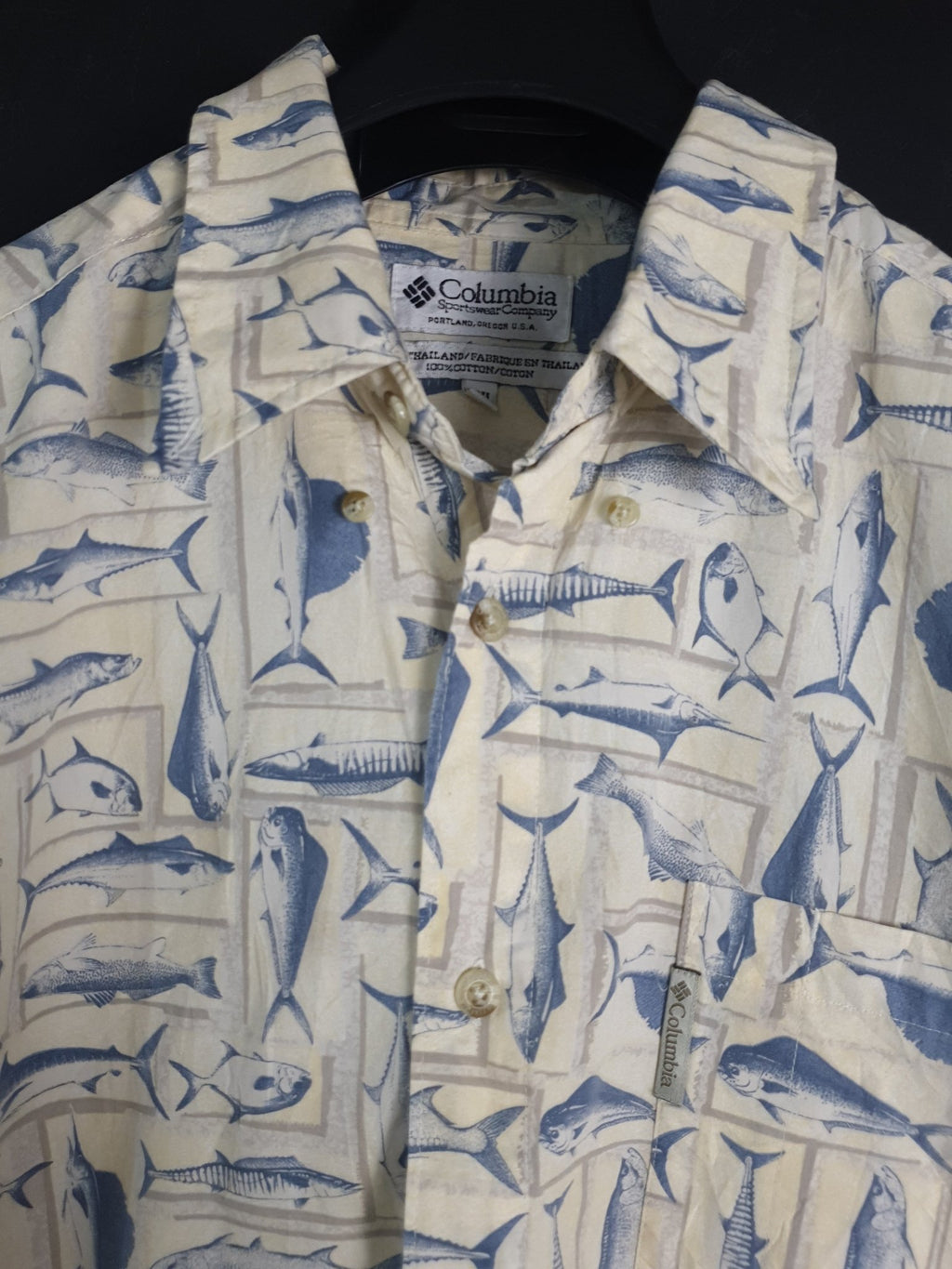 Columbia Fish Print Shirt - Funkify