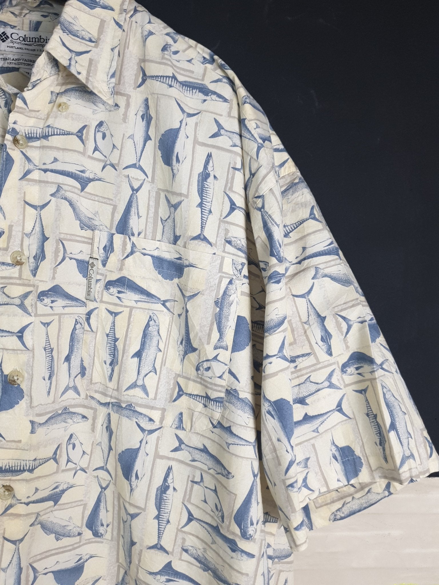 Columbia Fish Print Shirt - Funkify