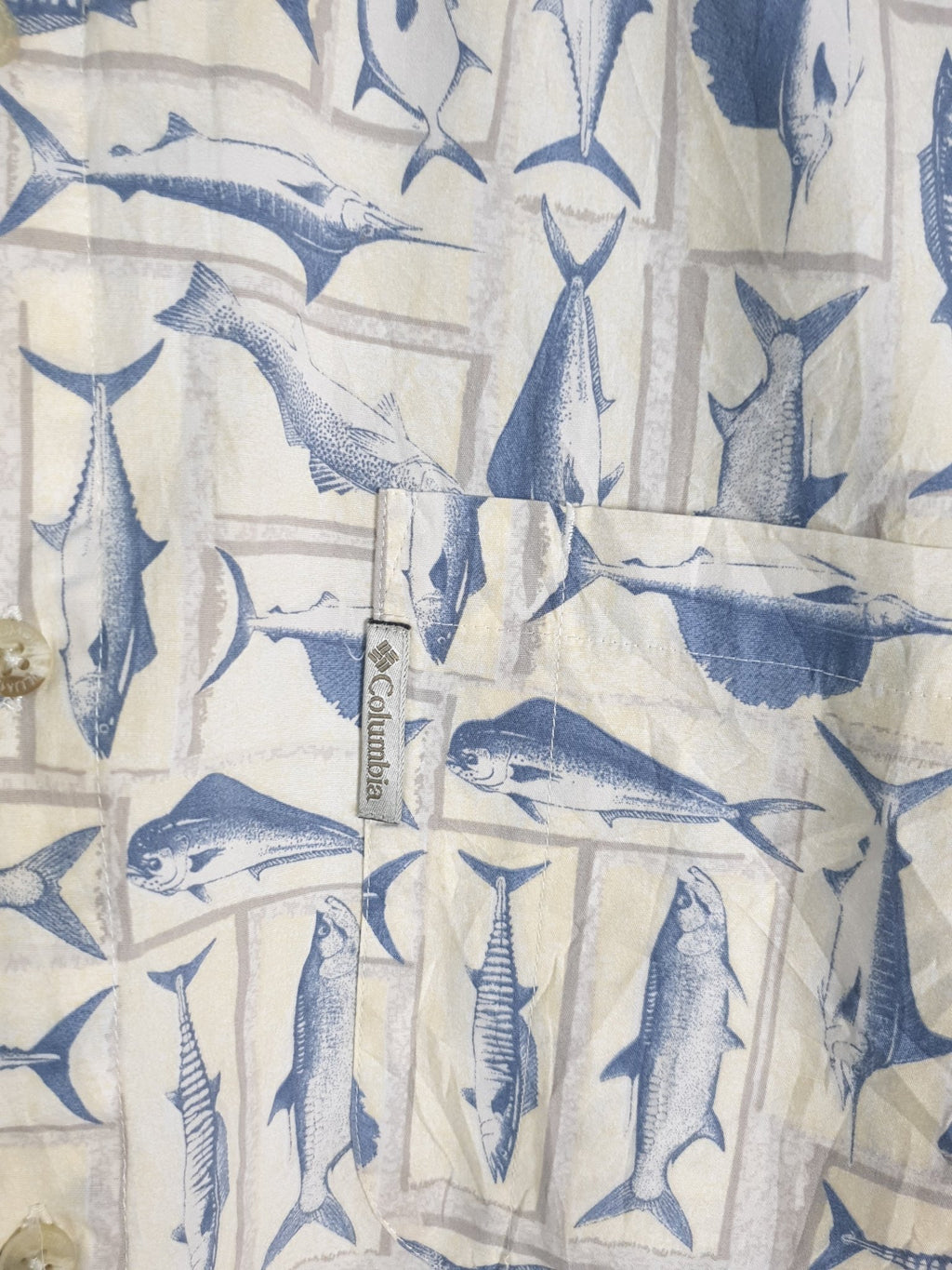 Columbia Fish Print Shirt - Funkify