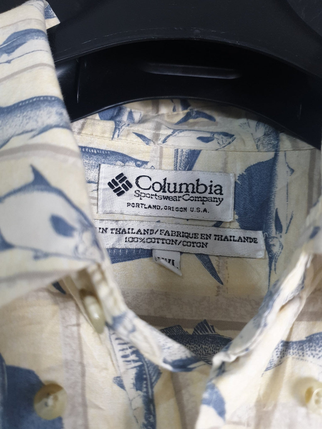 Columbia Fish Print Shirt - Funkify