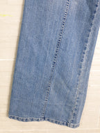Denim Pants with Zipper Detailing - Funkify