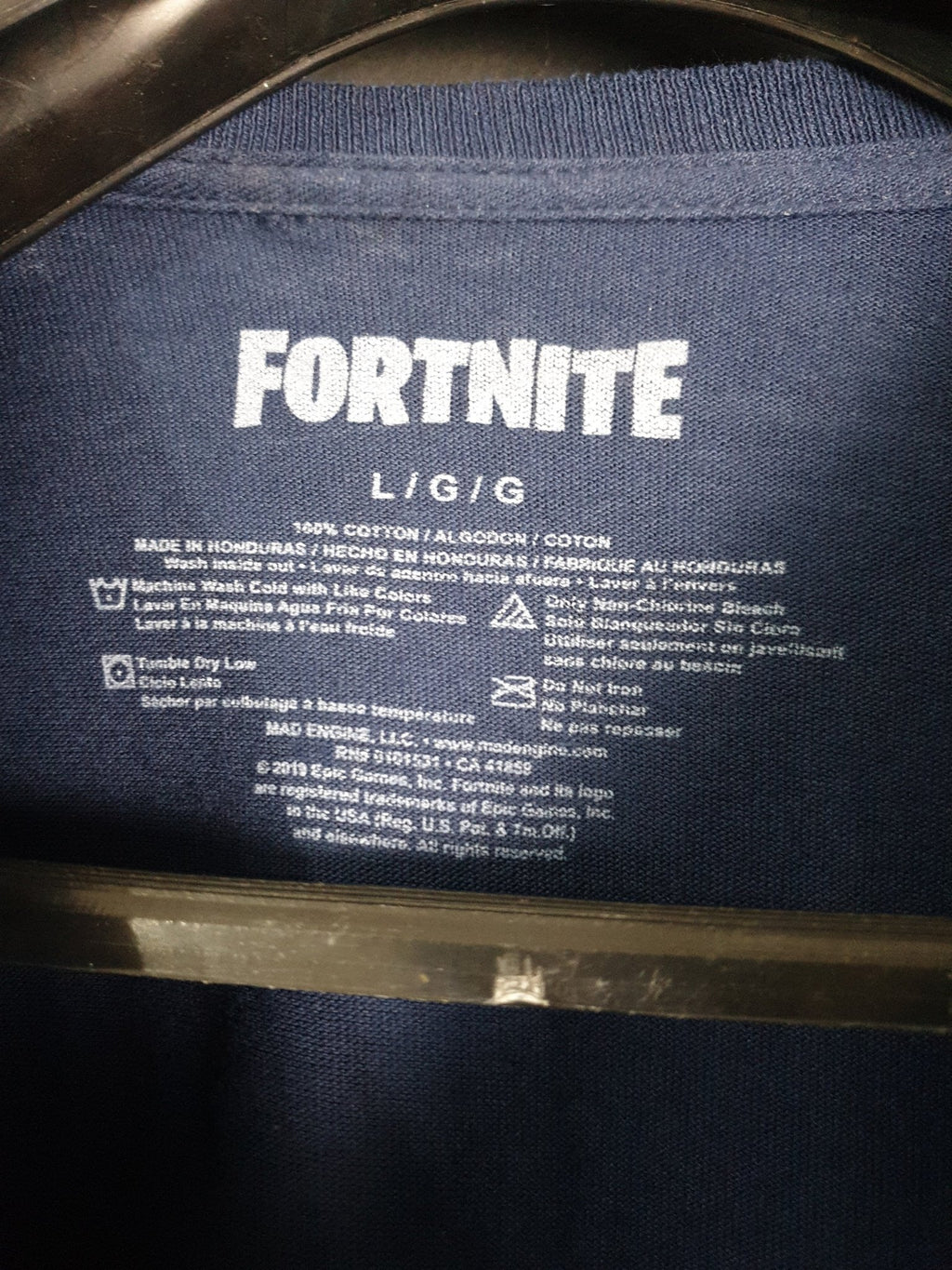 Fortnite Navy Blue T-Shirt - Funkify