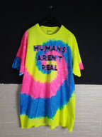 Humans Aren't Real Tie Dye T-Shirt - Funkify