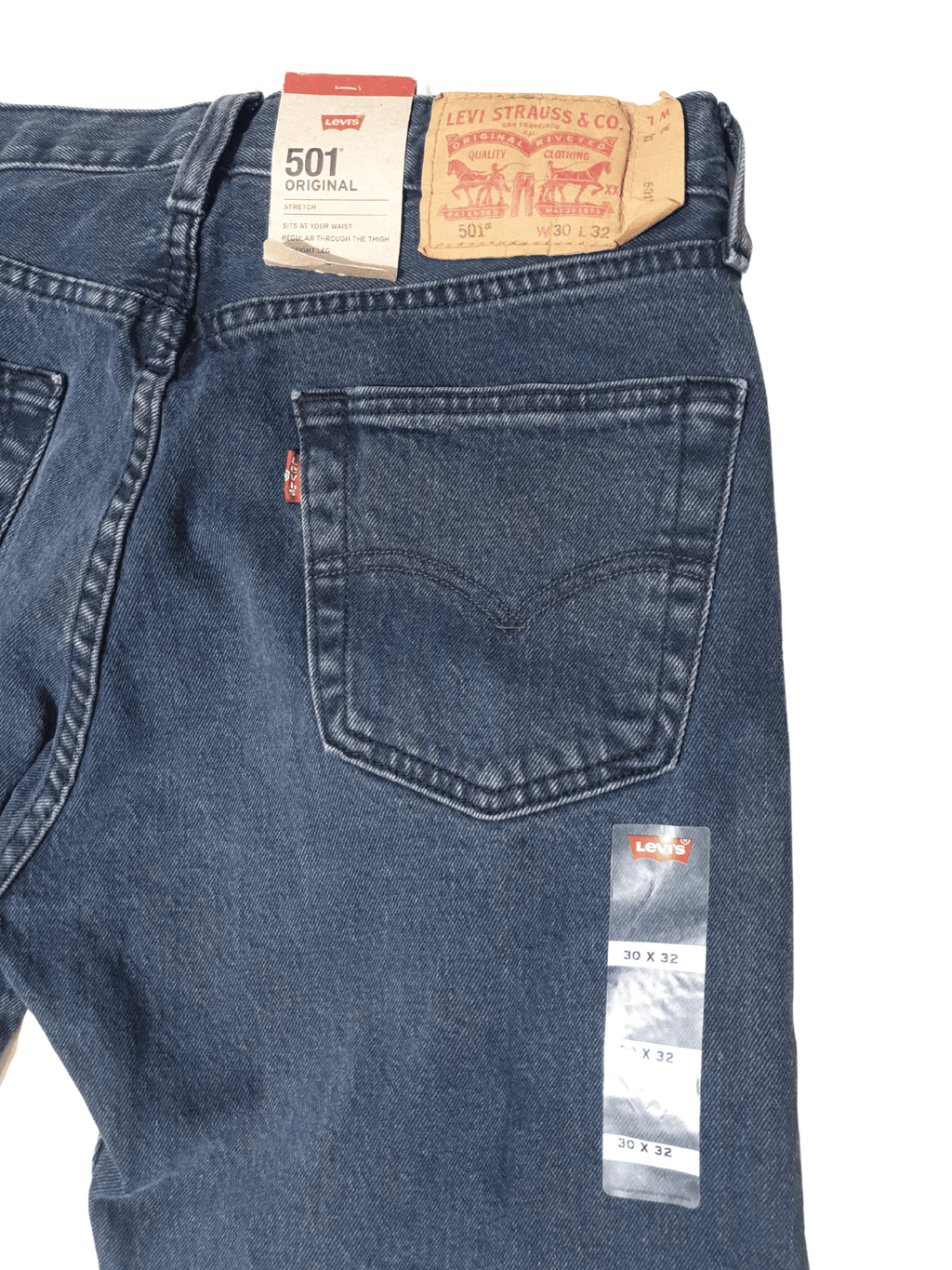 Levi's 501 Straight Leg Jeans W 30 L32 - Funkify