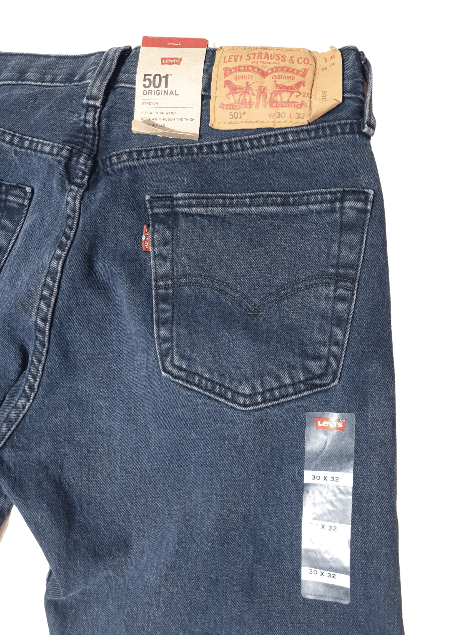 Levi's 501 Straight Leg Jeans W 30 L32 - Funkify