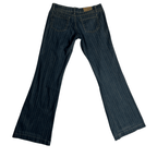 Low Rise Y2K Stripped Denim Pants - Funkify