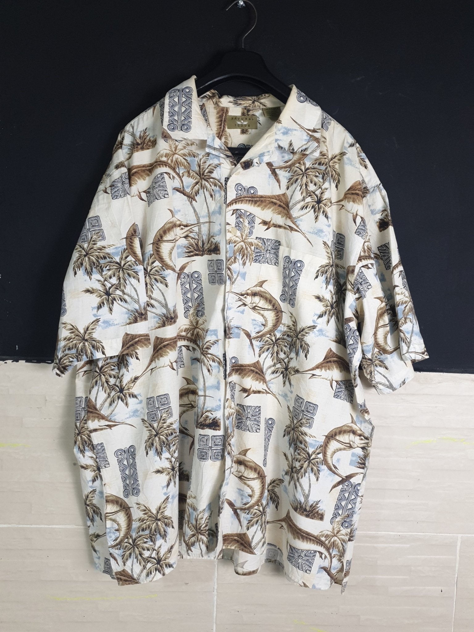 Natural Issue Hawaiian Shirt - Funkify