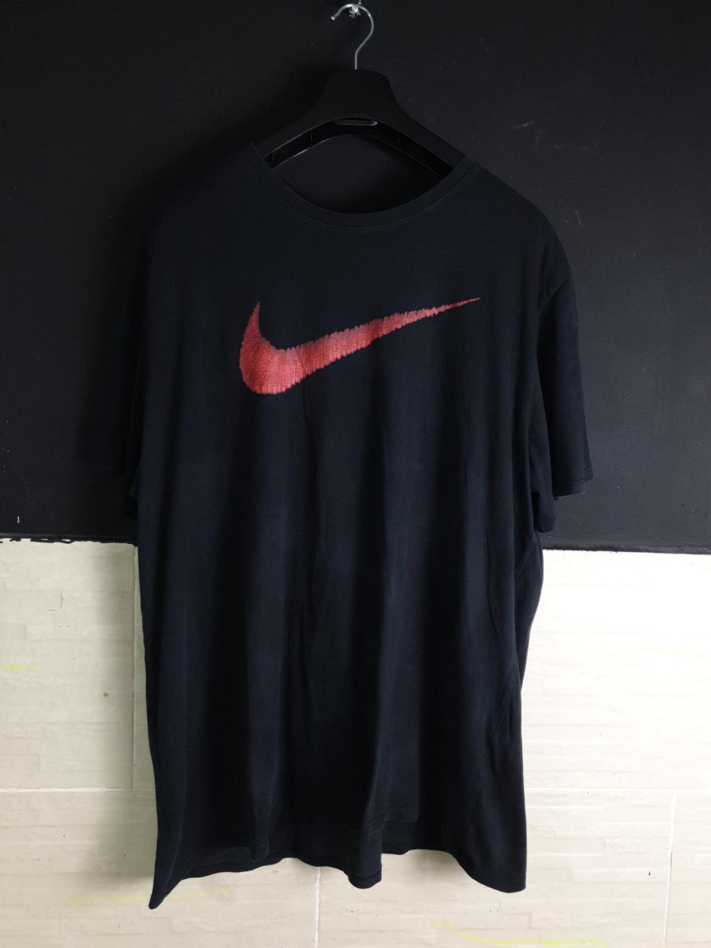 Nike Big Swoosh Black Tee - Funkify