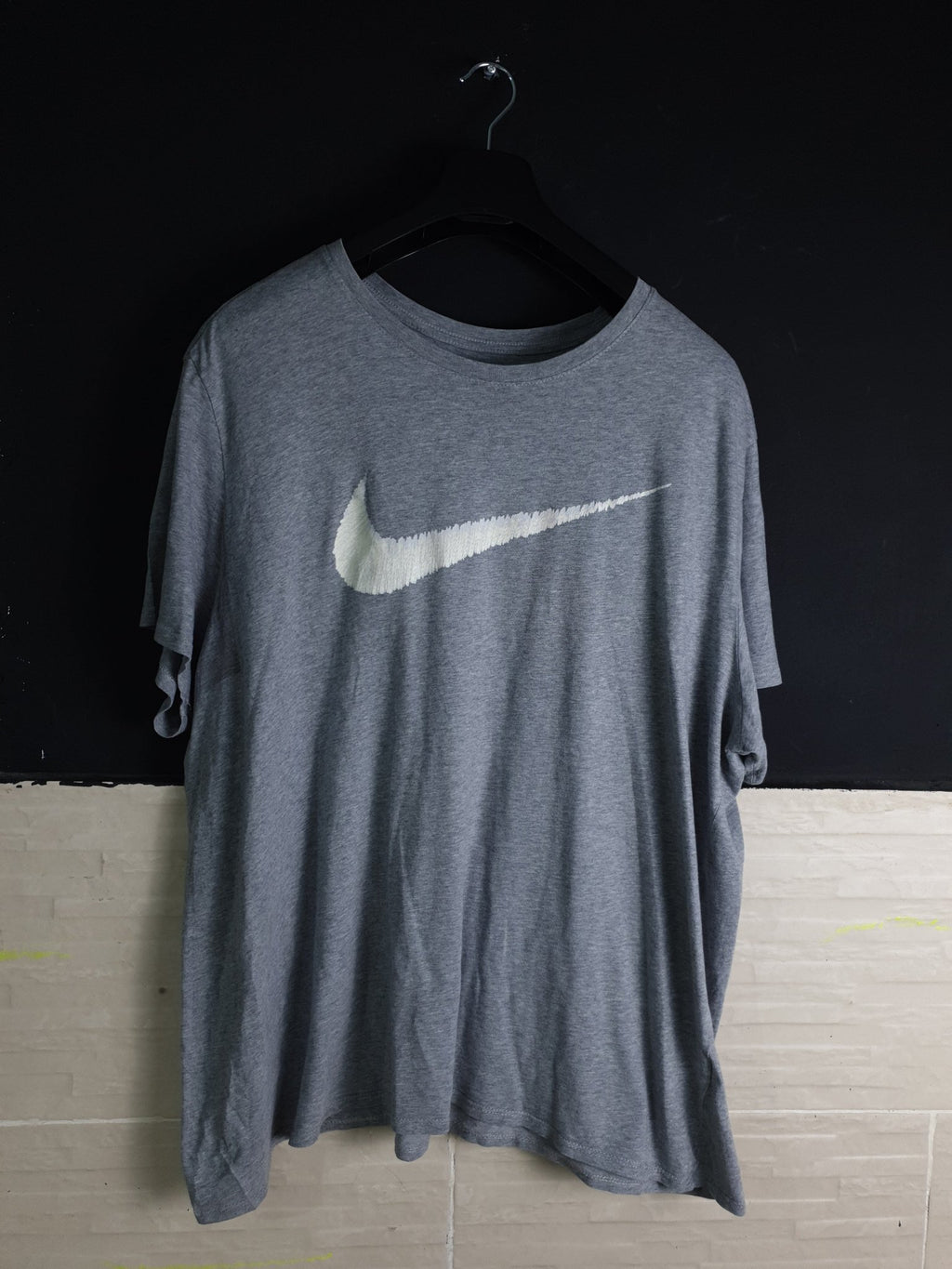 Nike Big Swoosh Grey Tee - Funkify