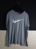 Nike Big Swoosh Grey Tee - Funkify