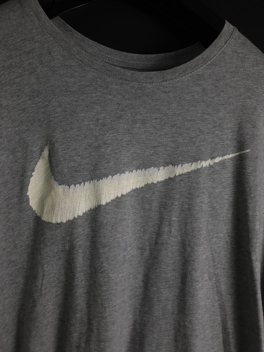 Nike Big Swoosh Grey Tee - Funkify