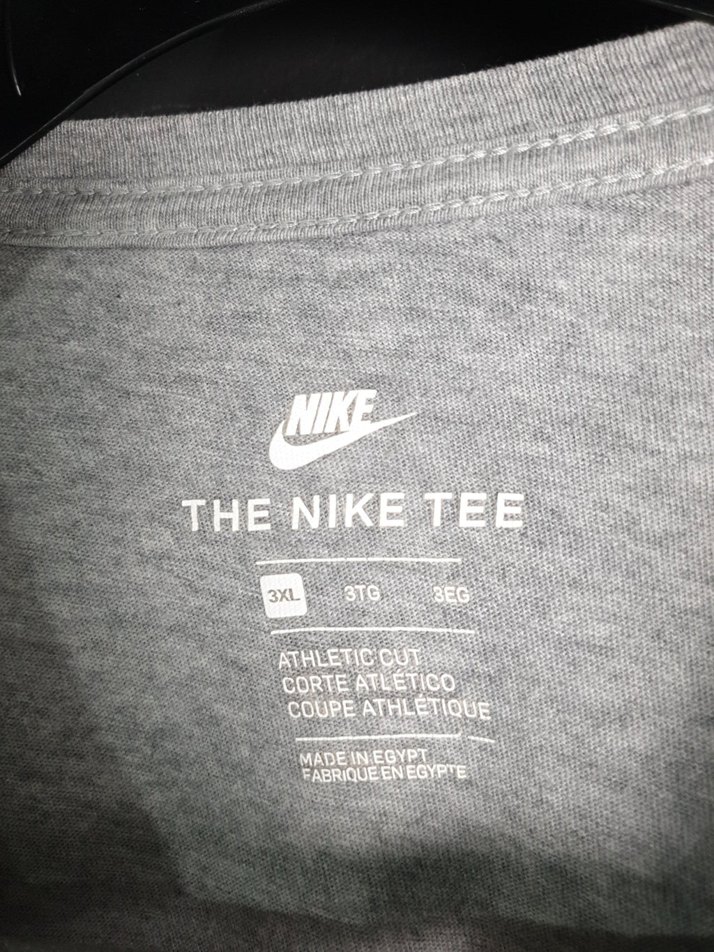 Nike Big Swoosh Grey Tee - Funkify
