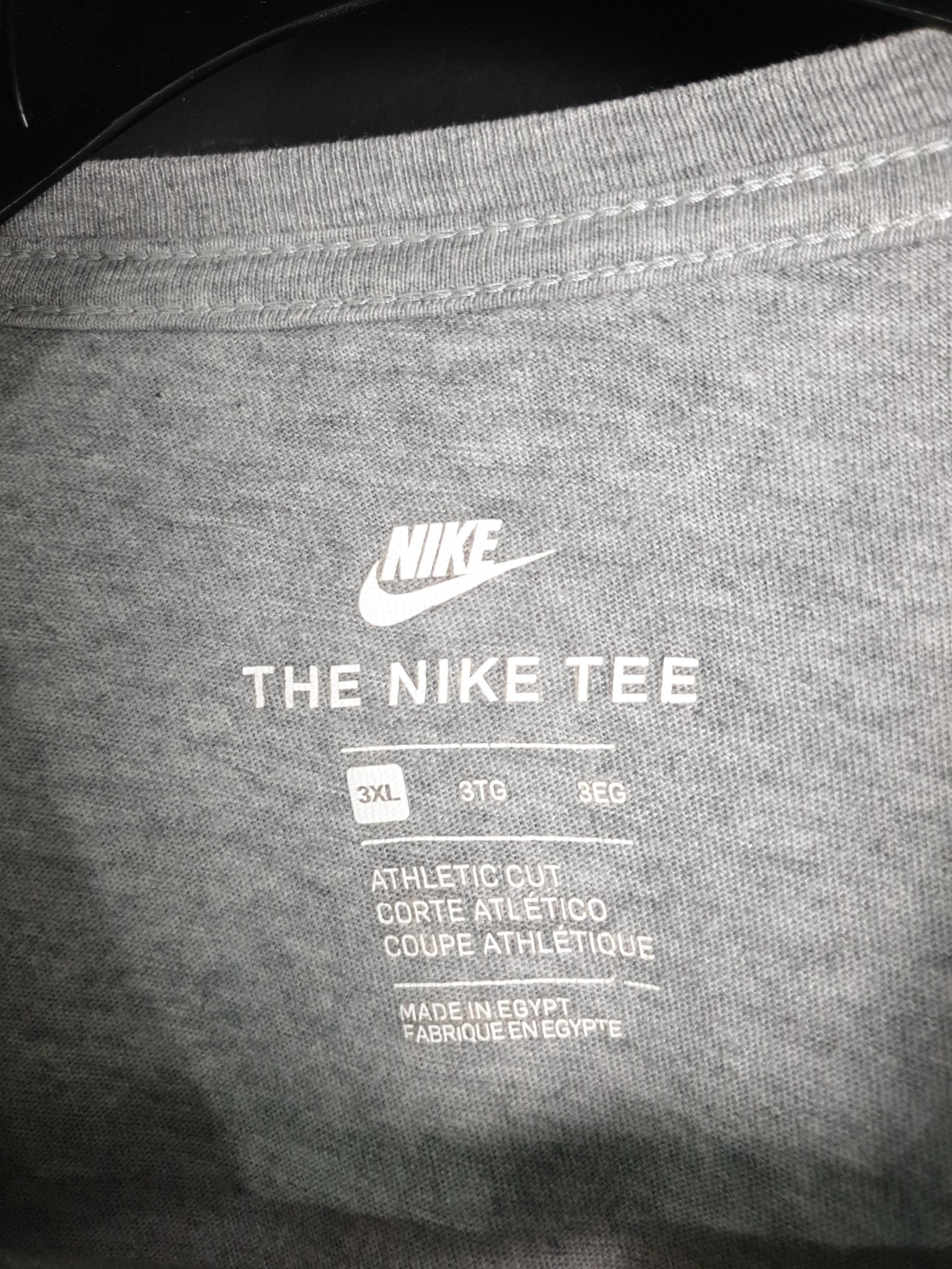 Nike Big Swoosh Grey Tee - Funkify