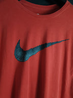 Nike Big Swoosh Red Tee - Funkify