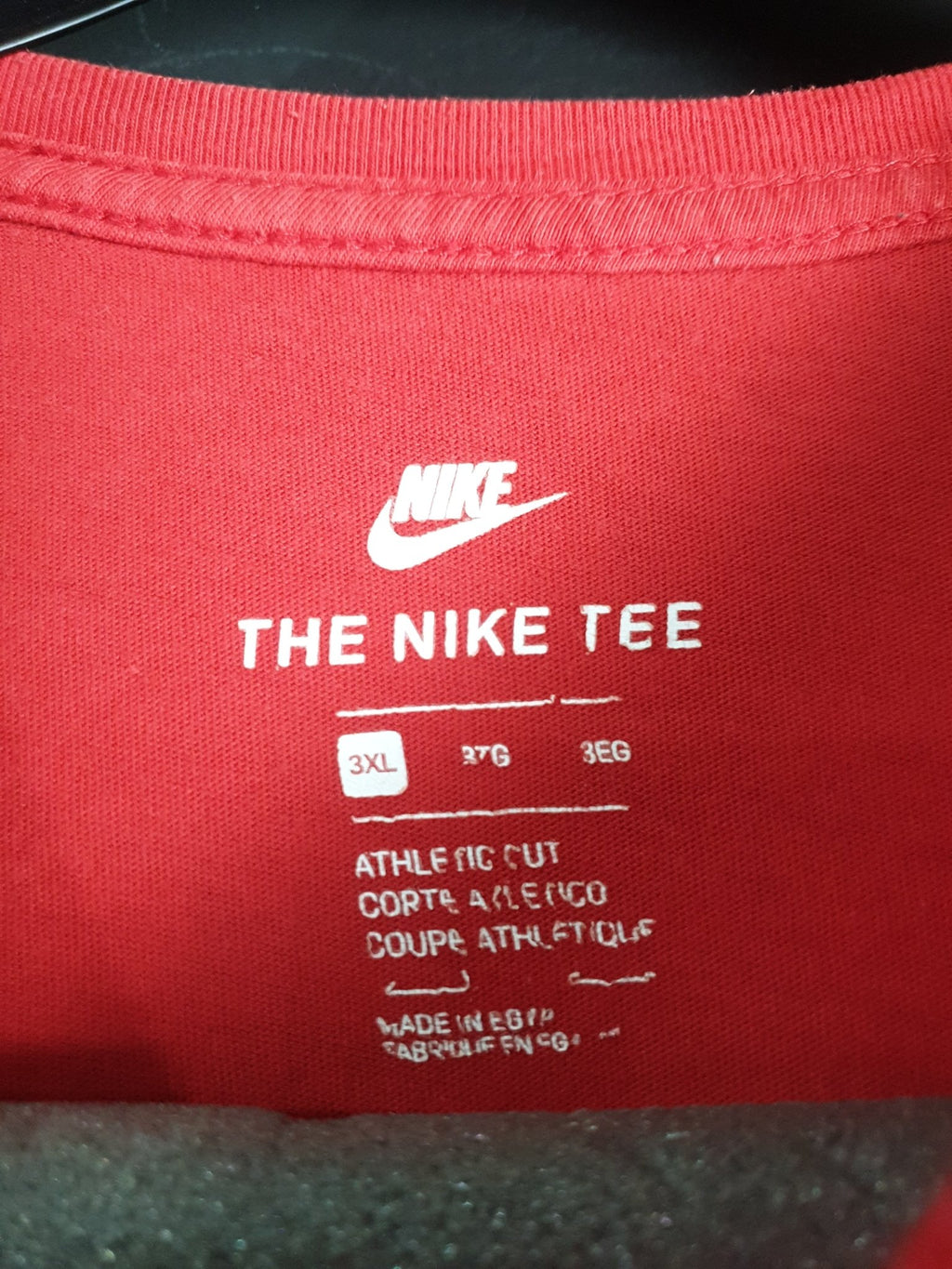 Nike Big Swoosh Red Tee - Funkify